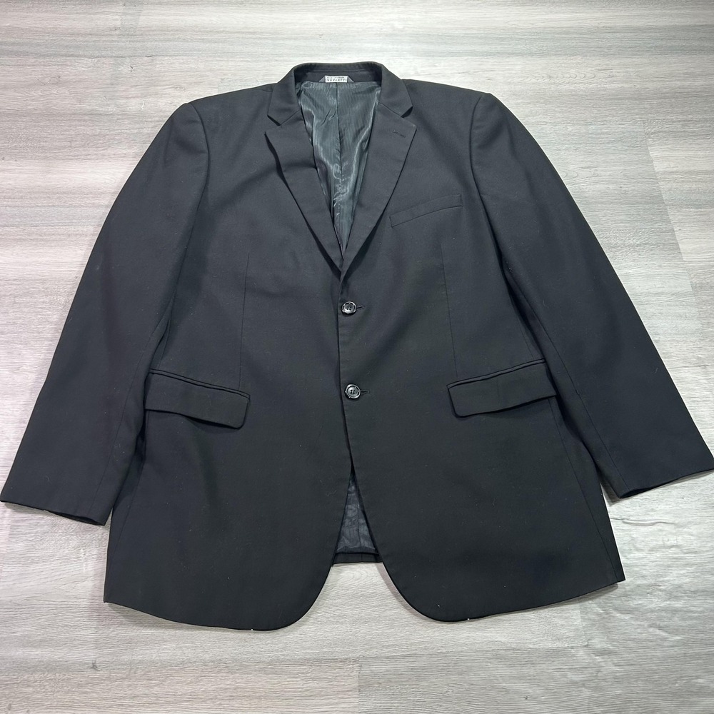 Caravelli Tuxedo‎ Jacket Mens 42 Long Black Slim Fit Tailcoat 2 Button Formal